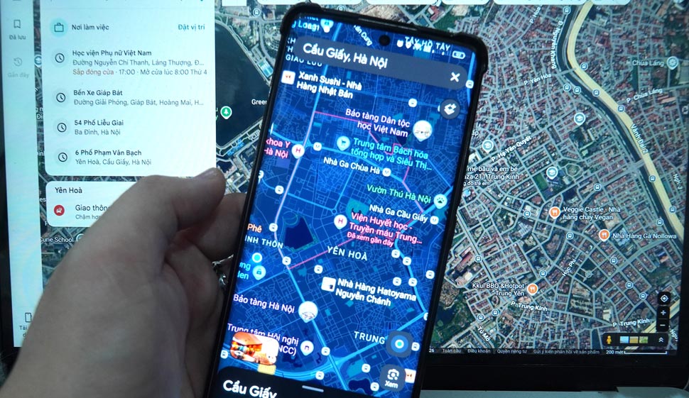 Google Maps cập nhật bản đồ đến cấp xã phường ở Việt Nam