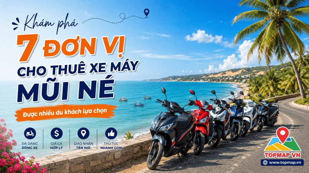 Khám Phá 7 Đơn Vị Cho Thuê Xe Máy Mũi Né Được Nhiều Du Khách Lựa Chọn